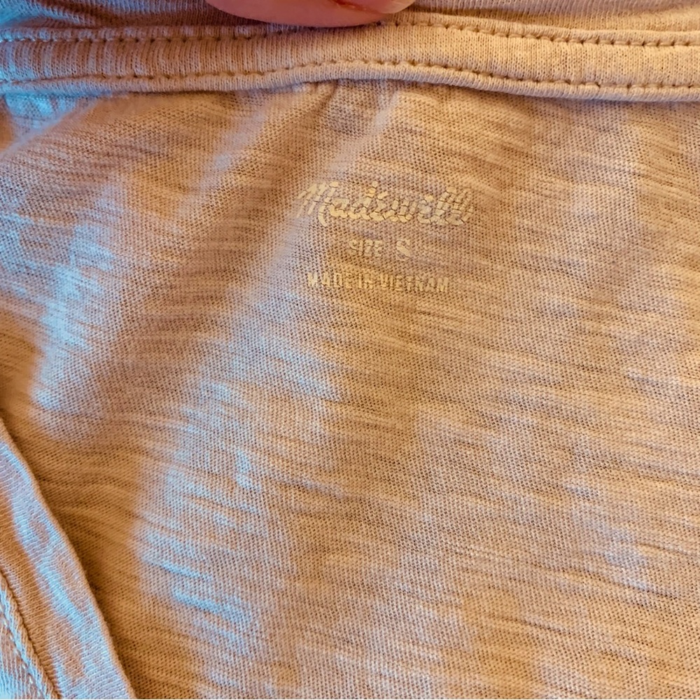 Madewell Cotton Closet Staple Tee Size Small - Picture 4 of 5